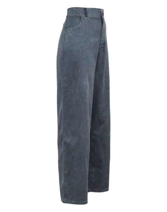 Thexact Womens Twill Wide Leg Joggers High Waist Relaxed Fit Comfy Everyday Pants - Image 4