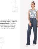 Thexact Womens Twill Wide Leg Joggers High Waist Relaxed Fit Comfy Everyday Pants - Image 5
